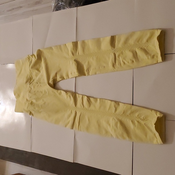 New free people good karma high waist leggings size M/L in yellow 💛 - Picture 12 of 12